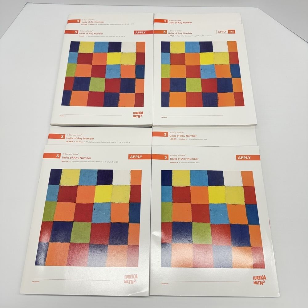Eureka Math Grade 3 Modules 1-6 1 2 3 4 5 6 Learn And Practice New Workbooks